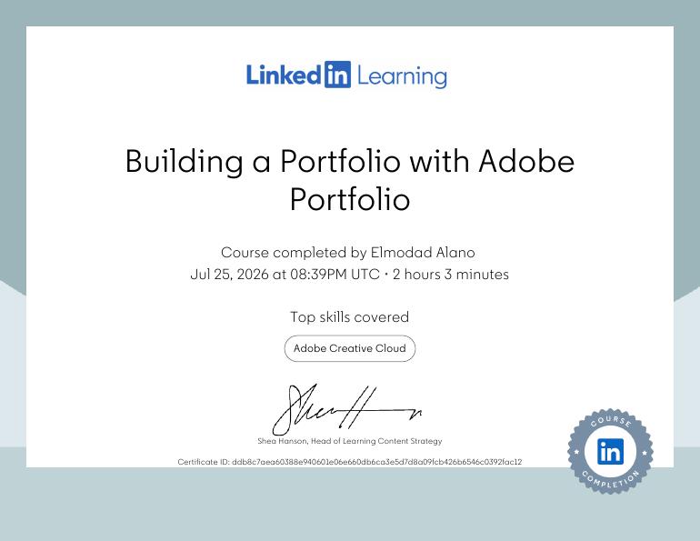 Building a Portfolio with Adobe Portfolio