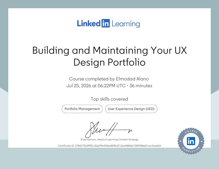 Building and Maintaining Your UX Design Portfolio