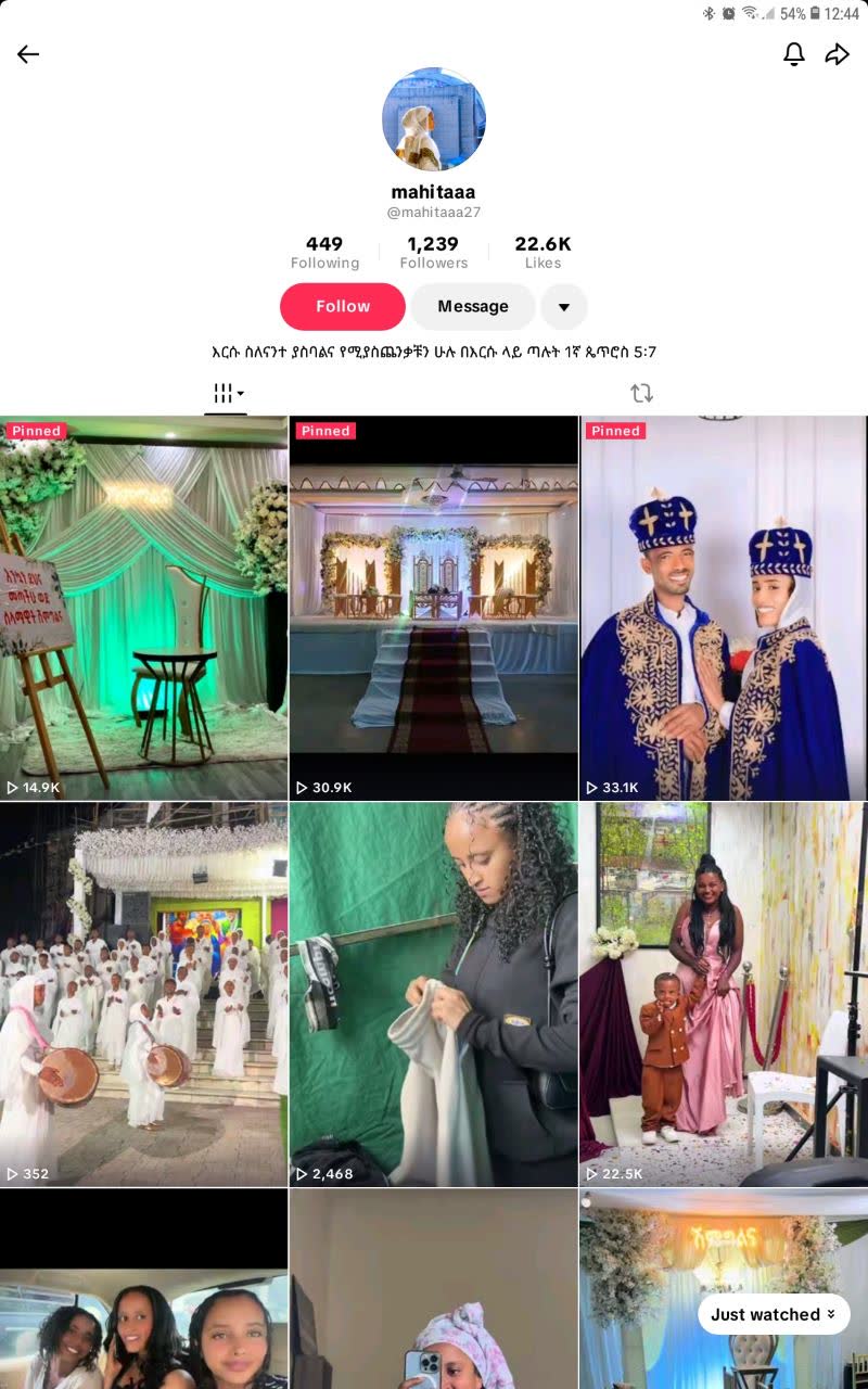 Mahi Decor TikTok profile
